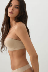 Seamless Strapless Push Up Bra