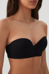 Seamless Strapless Push Up Bra