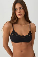 Lace Trim Triangle Bralette