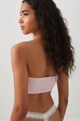 Lace Trim Seamless String Panty