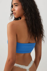 Lace Trim Seamless String Panty