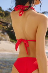 Halter Triangle Bikini Top