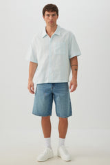 Textured Boxy Shirt