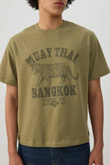 Boxy Graphic Crew Neck T-Shirt