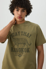 Boxy Graphic Crew Neck T-Shirt
