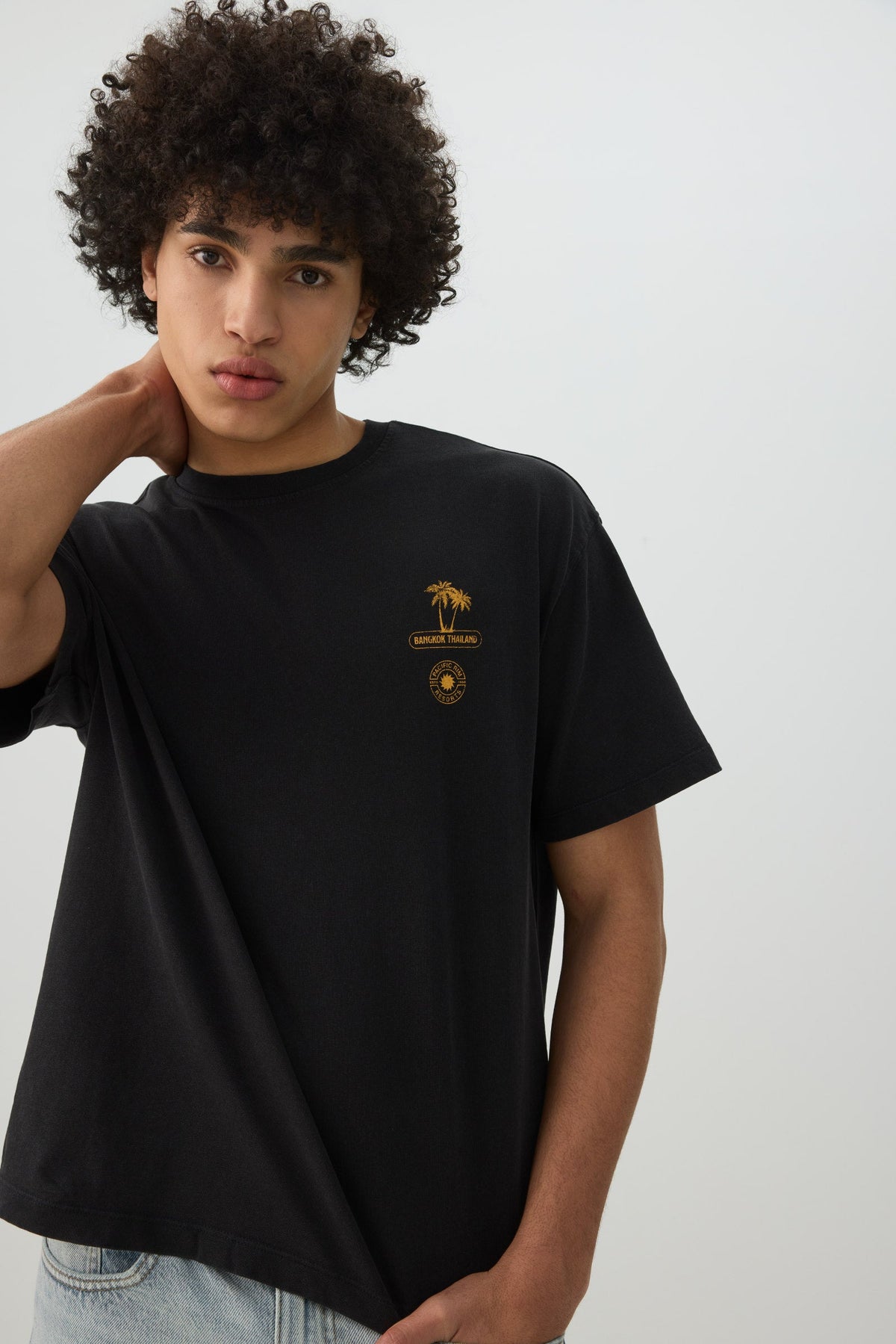 Boxy Graphic Crew Neck T-Shirt