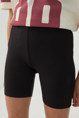 Solid Biker Shorts