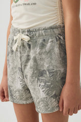 Knit Shorts with Back Pocket