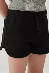 Knit Shorts with Back Pocket