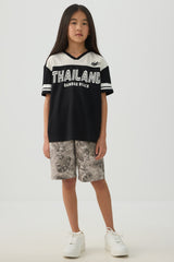 V-Neck Sports Jersey Top
