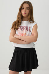 Mini Skirt with Built-In Shorts