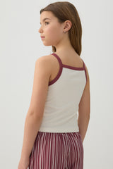 Ringer Knit Tank Top