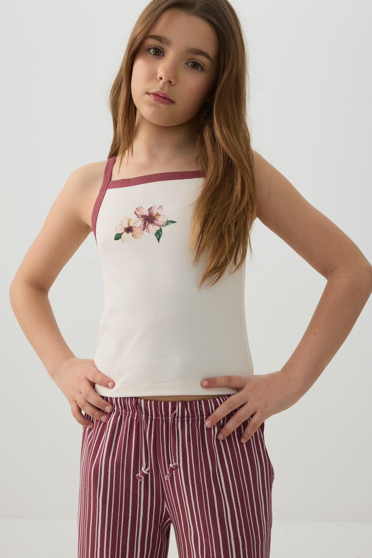 Ringer Knit Tank Top
