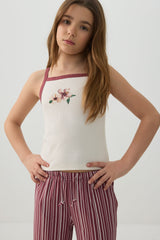 Ringer Knit Tank Top