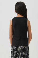 Graphic Knit Tank Top