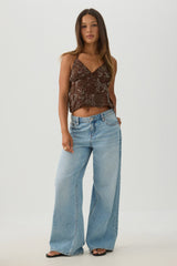 Beaded Halter Top