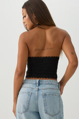 Lace Halter Tank Top
