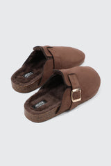 Faux Suede Clogs