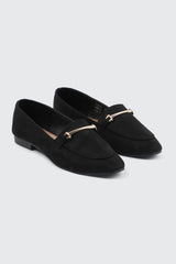 Faux Suede Loafers