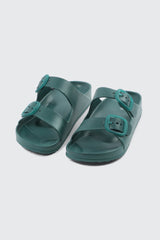 Two-Strap Slide Sandals