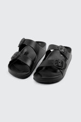 Two-Strap Slide Sandals