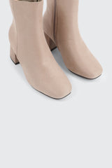 Faux Suede Ankle Boots