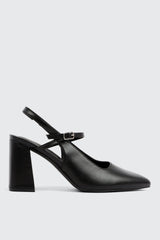 Slingback Block Heel Mary Janes