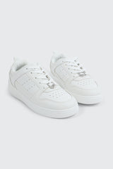 Basketball Sneakers with Charm Detail