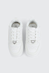 Basketball Sneakers with Charm Detail
