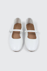 Square Toe Mary Jane Flats