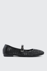 Open Weave Ballet Flats