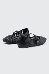 Open Weave Ballet Flats