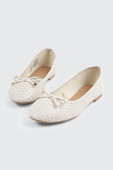 Textured Ballet Flats