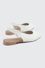 Pointed Toe Slingback Flats