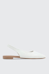 Pointed Toe Slingback Flats