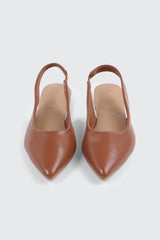 Pointed Toe Slingback Flats