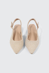 Pointed Toe Slingback Flats