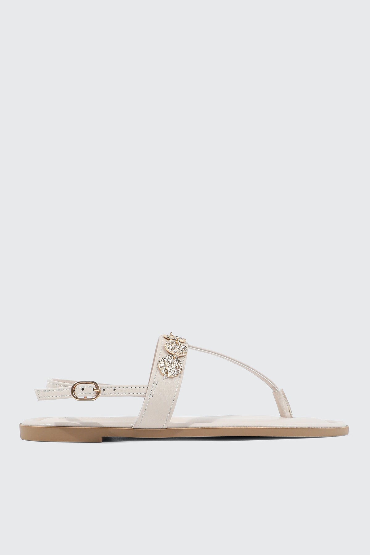 Strappy Sandals with Coin Charms