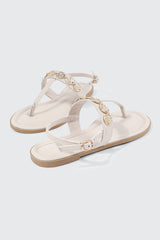 Strappy Sandals with Coin Charms