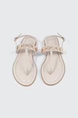 Strappy Sandals with Coin Charms