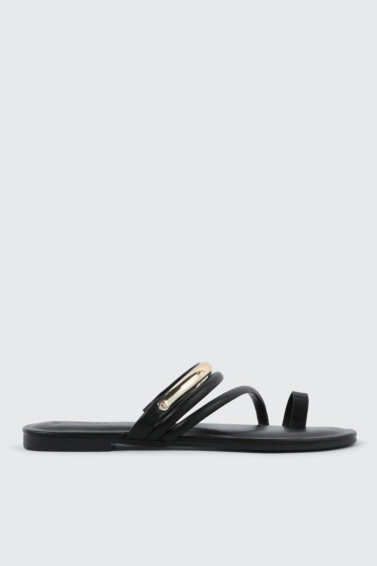 Square Toe Strappy Flat Sandals