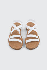 Elastic Strappy Sandals