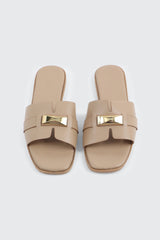 Square Toe One Band Sandals