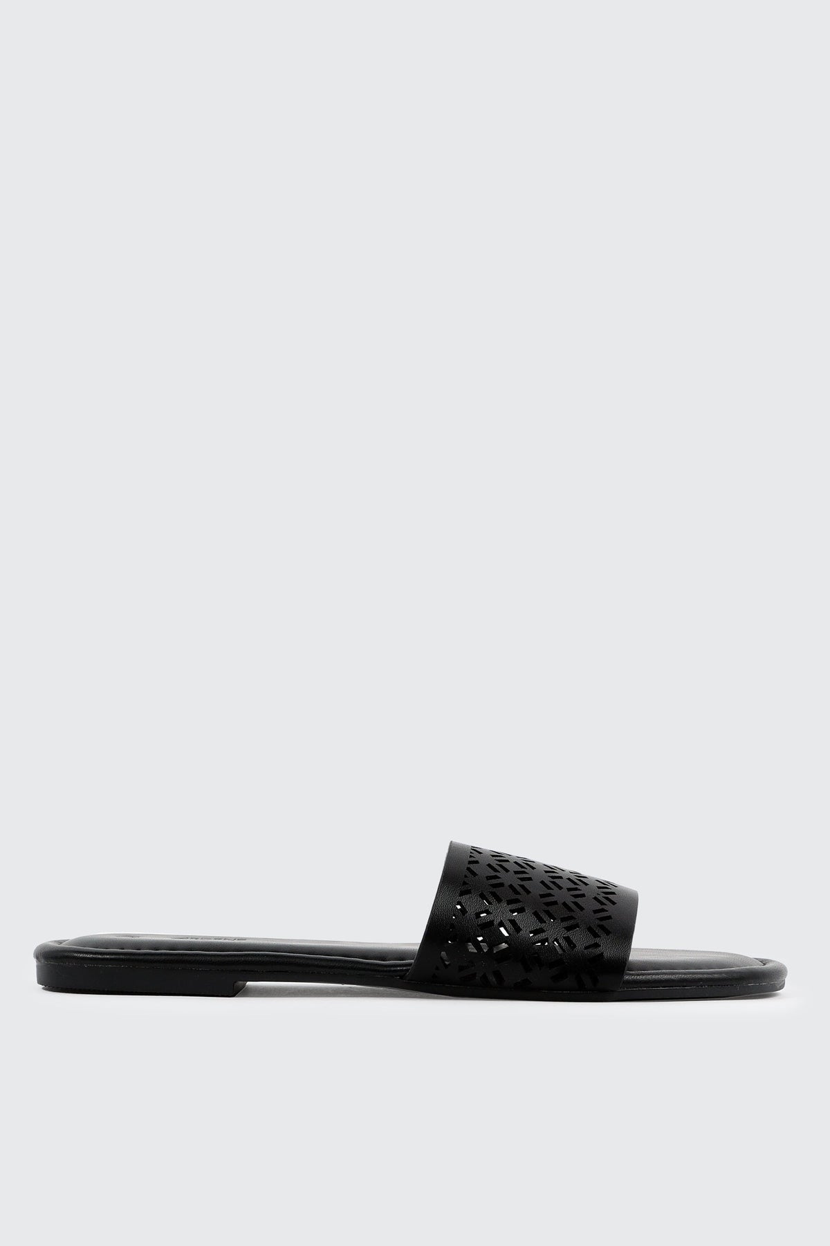 Flat Sandals with Cutout Design