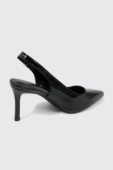 Pointed Toe Slingback Heels