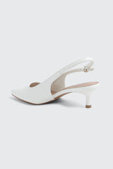 Pointed Toe Slingback Heels