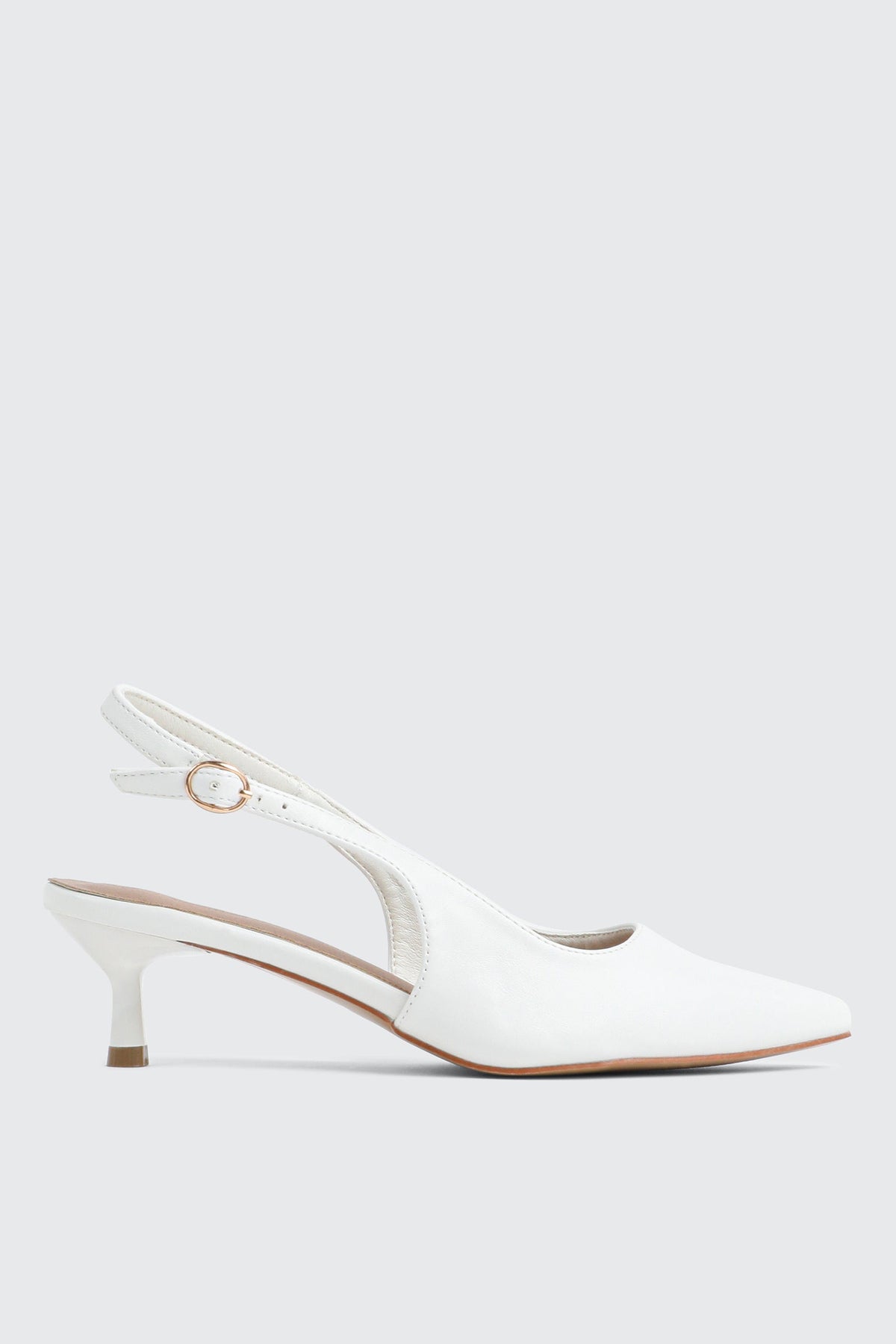 Pointed Toe Slingback Heels