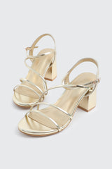 Block Heel Strappy Sandals
