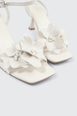 Floral Ankle Strap Sandals