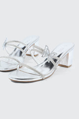 Butterfly Block Heel Sandals